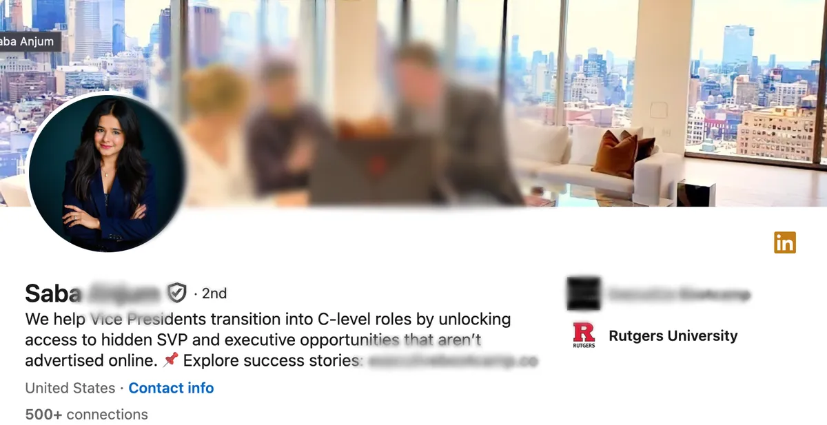 LinkedIn Profile - Saba