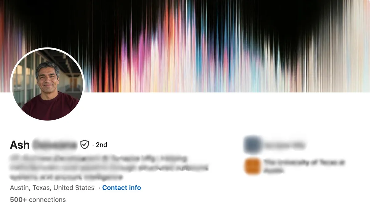 LinkedIn Profile - Ash